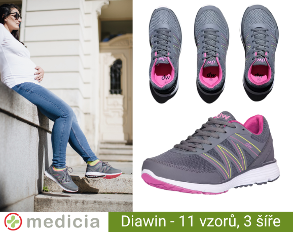 Boty pro oteklé nohy Diawin šíře I, K a L Medicia.cz